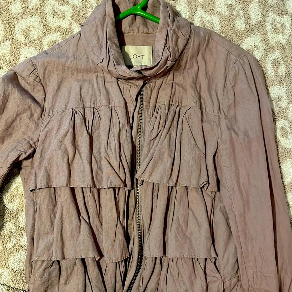 Loft ruffle jacket - Picture 1 of 5